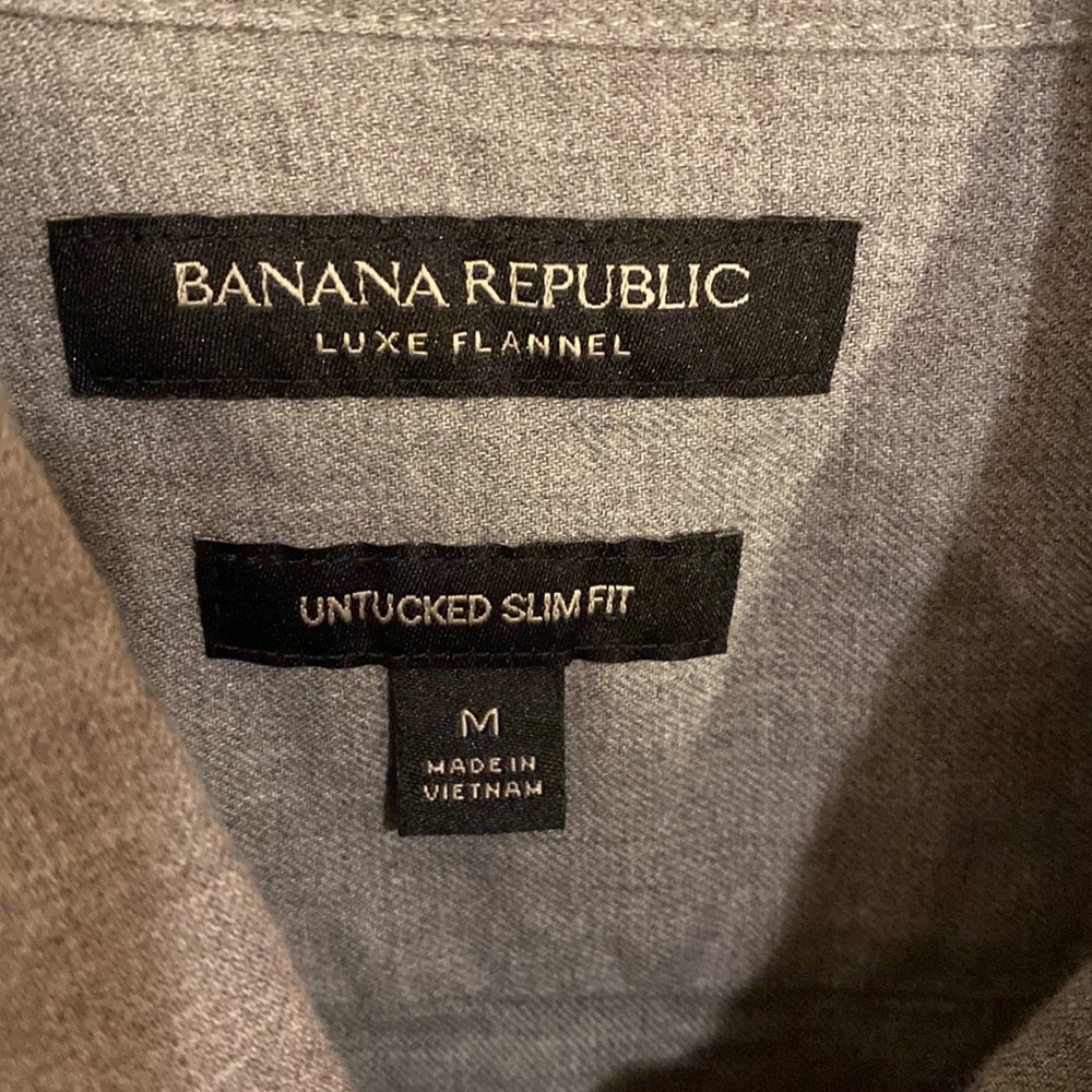 Gray Button Down - Picture 3 of 3